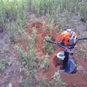 果园施肥挖坑机 单双人汽油植树挖坑机