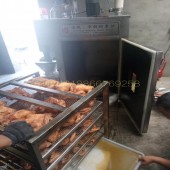 熏鸡设备生产厂家 华钢电加热熏鸡机器