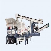 新型移动建筑垃圾破碎站设备