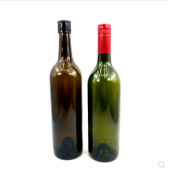 墨绿色酒瓶，红酒瓶750ml酒瓶