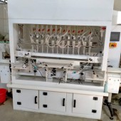 双排防腐灌装机，洁厕灵灌装机，盐酸硫酸灌装机