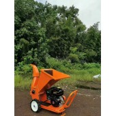 厂家货源轮式手推移动果枝树枝粉碎机 森林灌木清理机修剪碎枝机