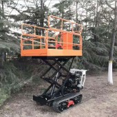 厂家货源履带式果树修剪苹果桃子梨采摘升降平台 果园运输搬运车