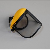 产地货源园林机械操作防草屑石块飞溅防刮擦面罩 头戴式防护面罩