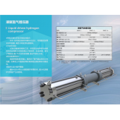 液驱氢气压缩机 流体控制 氢气增压器 加氢站压缩机 增压泵