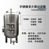 昌邑市鸿谦多介质过滤器软不秀钢过滤器拒绝漏水价格齐全