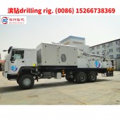 车载液压水气两用水井钻机