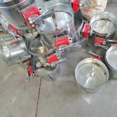 90度不锈钢防火阀 镀锌钢板3c防火阀