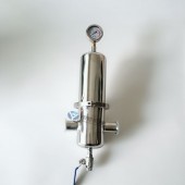 加工定制304不锈钢压缩空气过滤器