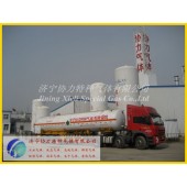 济宁协力气体 供应贵州贵阳 液氧 槽车运输