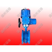 扬修电力电动衬胶法兰蝶阀D941J执行器