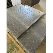 复合电缆沟盖板 可定制国网log型