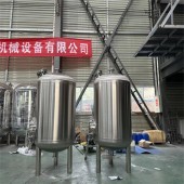 济宁鸿谦锰砂不锈钢机械过滤器污水处理净化过滤厂家直发