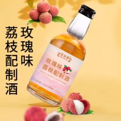 玫瑰味荔枝配制酒源头工厂OEM/ODM贴牌代加工