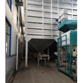 荣祥方形钢板仓的机械化出入仓模式减少人力成本