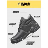 鞍琸宜 811600 防砸防刺穿防静电 防寒安全鞋黑色