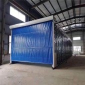 喷漆房移动伸缩式设计运行平稳不卡顿不回弹