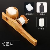 竹墨斗自动划线器木工工具大全手摇粉斗收线弹线装修测量工具
