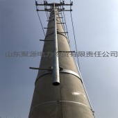 山东电杆爬梯定制厂家 浸热镀锌工艺抱箍式固定电杆用爬梯加工