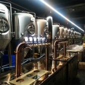 日产1500升精酿啤酒设备 大型精酿啤酒设备供应厂家