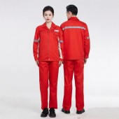 夏季中石油工作服加气站劳保服加油站反光条网格防静电工装批发