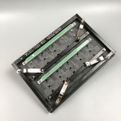 手浸焊云母板波峰治具黑色防静电耐高温芯片治具