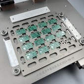SMT激光钢网芯片卡扣治具硬质钢弹簧贴片治具