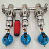 不锈钢氮气粉尘过滤器 不锈钢氮气除尘过滤器