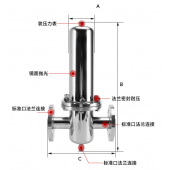 铝壳复合滤材高压前置过滤器 压缩机前CNG进气过滤器