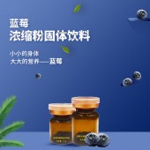 蓝莓浓缩粉固体饮料加工代加工一件代发OEM