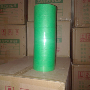 利阳美纹纸绿纸lv-01内外墙专用 高粘美纹纸  耐寒美纹纸  大量批发   量大从优