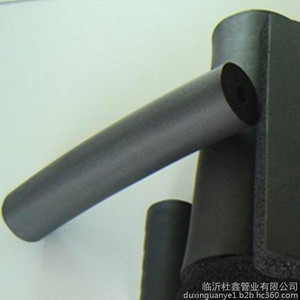现货销售橡塑保温管聚氨酯保温 隔热材料   黑色橡塑管