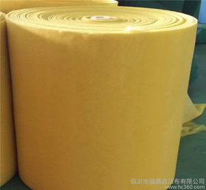 黄色百洁布