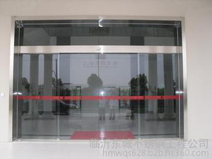临沂感应门生产商/临沂东成不锈钢
