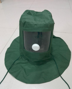 自产劳保防护帽防飞溅作业披肩帽切割打砂有机玻璃电气焊防护面罩