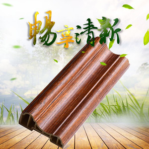 金鼎生态木300/600快装墙板配套角线80框线收边线顶线腰线厂家直销
