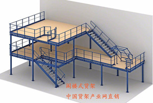 厂家直销阁楼式货架  阁楼式货架价格 阁楼式货架材质 货架销量