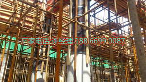 濮阳圆模板圆形模板厂家直销，直径600mm千源牌圆柱形木模板免费送货