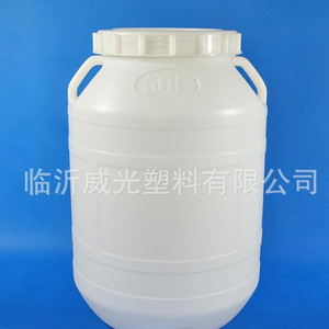 【工厂直销】威光50公斤白色民用塑料包装桶塑料桶WG50L圆桶-3