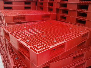 食品加工医药工厂用堆码中转存储塑料托盘