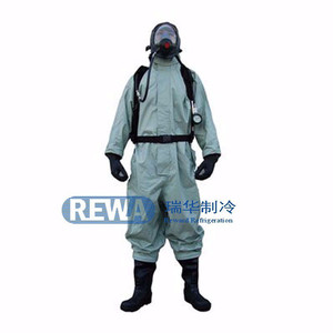 3M1422A 氨用冷库防护  防护服 防化服氨用冷库防护3AN半封闭防化服 连体防护服正压式呼吸器液氨防氨服xl 防护