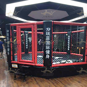 定制MMA比赛八角笼拳击台训练搏击散打格斗泰拳拳击擂台厂家特价