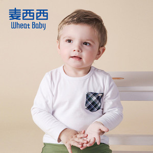 绿盒子童装麦西西男幼童休闲百搭长袖T恤