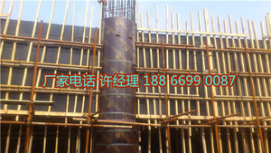 漯河圆模板木质圆柱模板厂家直销，直径850mm千源牌圆柱形木模板免费送货