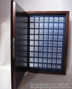 防盗门加装通风窗门窗五金