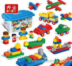 【大颗粒】邦宝拼装幼儿园指定教具积木益智教育玩具交通工具6507