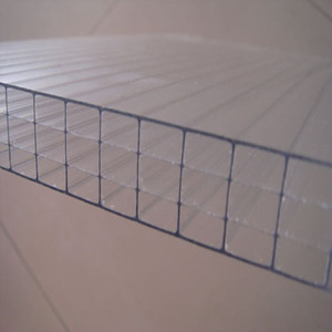 威海温室防紫外线PC阳光板 小区车库顶棚阳光板8mm 温室中空阳光板 每平方米厂家批发价格