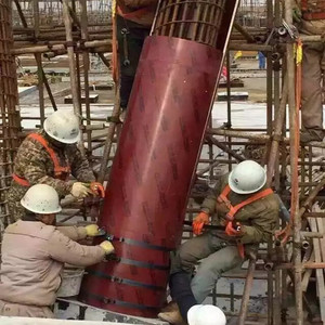 建欧建材 圆柱模板 优质木业制造厂家 桥梁高压圆模板 安装简便