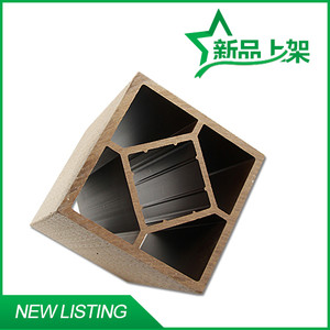 军森 木塑材料木塑护栏   立柱批发