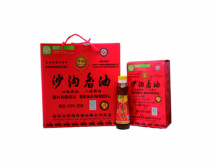 沙沟小磨香油大红盒